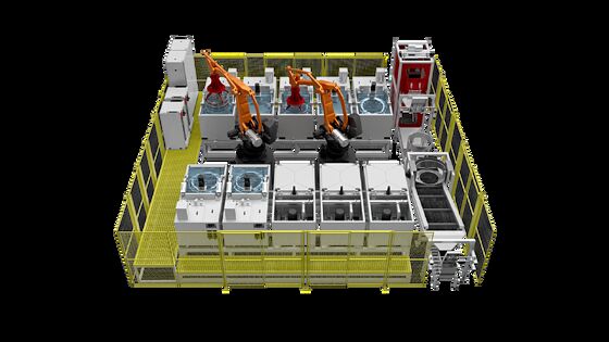 คุณภาพ JUNHE®QUDR0180 เครื่องทําความสะอาดแบบอัตโนมัติเต็มแบบหลายถัง โรงงาน