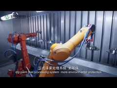 สายเคลือบจานเบรกแบบดั้งเดิมของ Junhe และการพ่นสำหรับชิ้นส่วนอัตโนมัติ