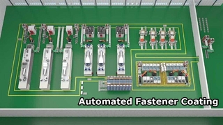 สายการเคลือบอัจฉริยะแบบดิจิทัล ระบบอัตโนมัติเต็มรูปแบบ: การทำความสะอาด การยิงระเบิด การเคลือบ การเผาผนึก
